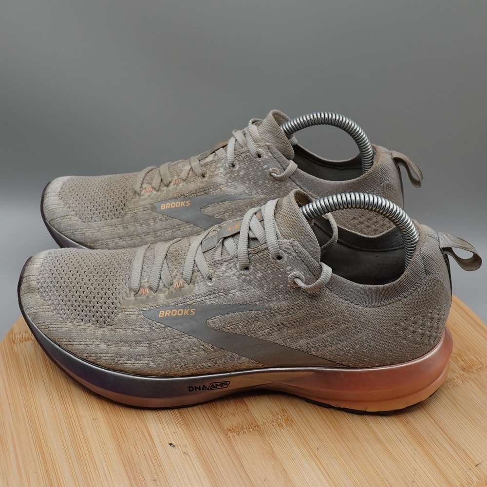 Brooks Shoes Women 9 Gray Levitate 3 Energize Neutral Running Sneakers Flaws